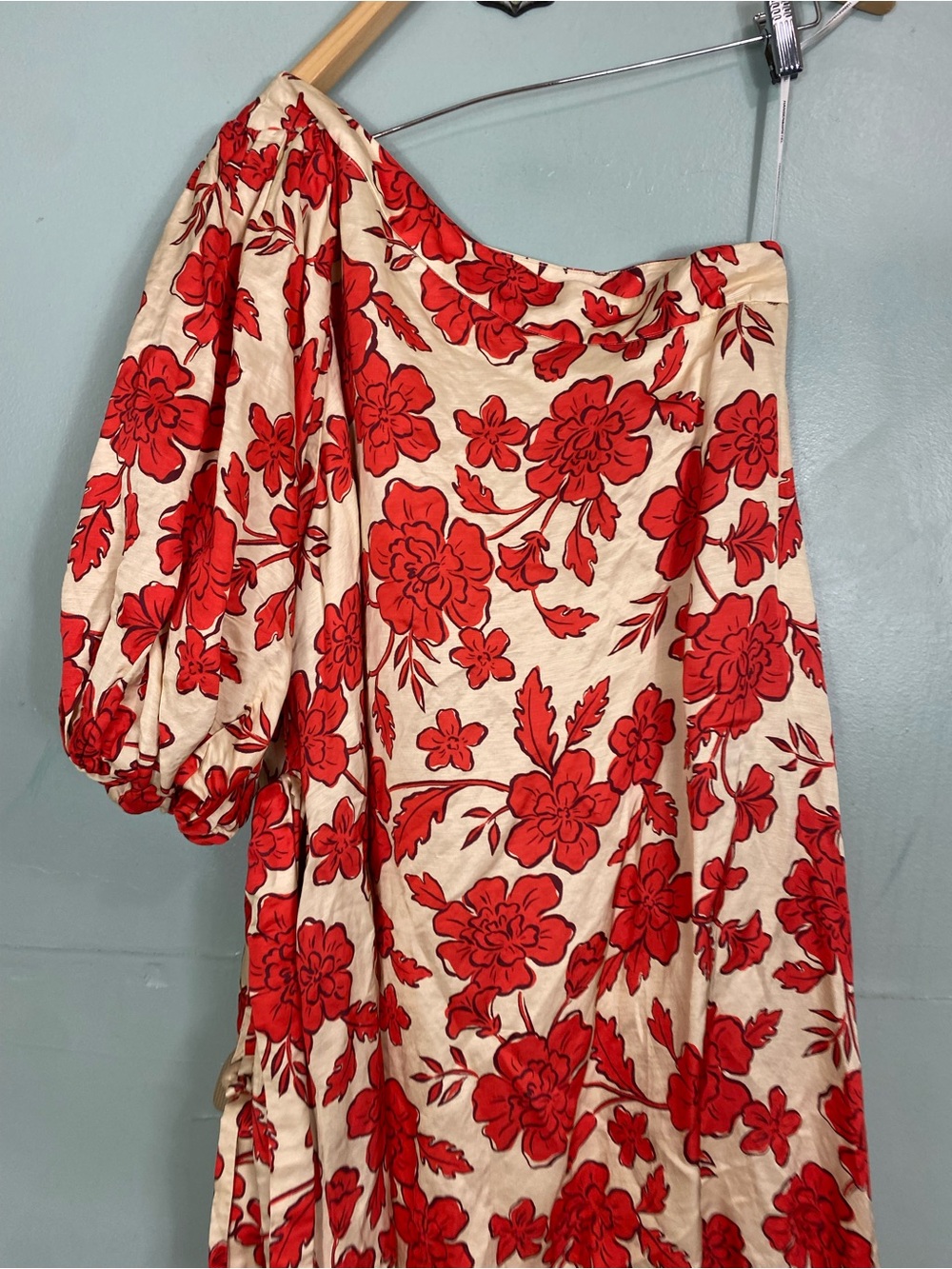 Hansen & Gretel Carmen Maxi Dress Wild Flower Floral One Shoulder Medium - Picture 7 of 9